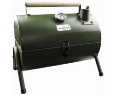 Gusta Barbecue a Carbonella e Affumicatore 2 in 1 Verde 03251040