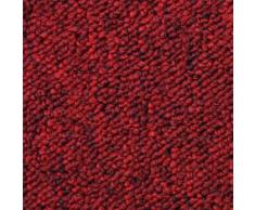 MonsterShop 20 Quadrotte di Moquette 50x50cm Colore Rosso Scarlatto 5mq