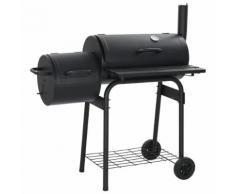 vidaXL Barbecue Classico Affumicatore a Carbonella