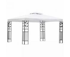 vidaXL Gazebo Bianco 3x4 m