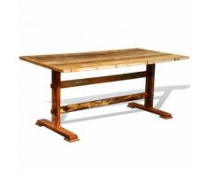 vidaXL Tavolo da Pranzo Vintage in Legno di Recupero