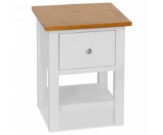 vidaXL Comodino in Rovere Massello 36x30x47 cm