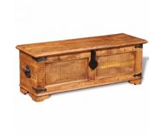 vidaXL Cassapanca di Stoccaggio in Legno Ruvido di Mango