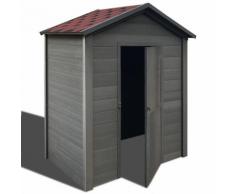 vidaXL Capanno per gli Attrezzi in WPC 188x188x264 cm Grigio