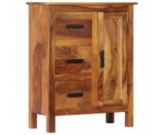vidaXL Credenza in Legno Massello di Sheesham 65x30x80 cm