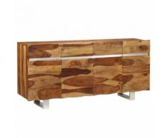 vidaXL Credenza in Legno Massello di Sheesham 170x40x80 cm