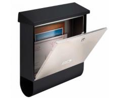 BURG-WÄCHTER Cassetta Postale London-Set in Acciaio Inox Argento