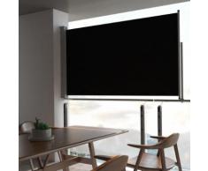 vidaXL Tenda da Sole Laterale Retrattile 140 x 300 cm Nera