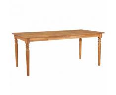 vidaXL Tavolo da Pranzo 170x90x75 cm in Legno Massello d'Acacia