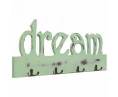 vidaXL Appendiabiti a Muro DREAM 50x23 cm