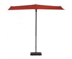 Madison Ombrellone da Balcone Sun Wave 300x150 cm Rosso Mattone