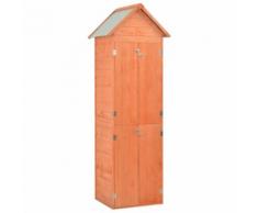 vidaXL Capanno per Attrezzi in Legno 71x60x213 cm