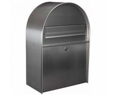 Toolland Cassetta della Posta York Acciaio Inox Argento BG11002
