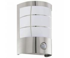 EGLO Lampada da giardino parete esterna 1 sensore Cerno Bianco 75237