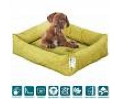 Evergreenweb Letto per Cani di diverse Taglie color Verde Chiaro, Imbottitura in Schiuma Waterfoam Morbido Lavabile in Lavatrice, Cuccia da Interno con Cuscino Sfoderabile, Materasso per Tutti Animali Domestici