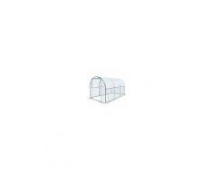 Outsunny Serra da Giardino per Piante a Tunnel in PVC, 250x200x200cm