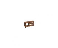 Homcom Panchina Ingresso Scarpiera in Legno, 87x28x45cm