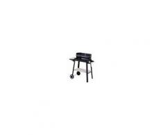 Outsunny Griglia a Carbone Barbecue Picnic Altezza regolabile Nero 87x 45 x 83 cm