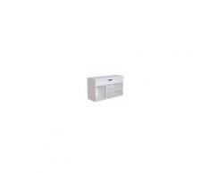 Homcom Scarpiera Panca da Ingresso con Sedile Imbottito Ribaltabile in Legno, Bianco, 80x30x47cm