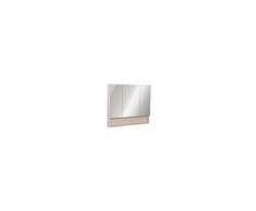 Kleankin Armadietto Pensile da Bagno con 3 Ante Specchio in Legno 90x13.5x80cm