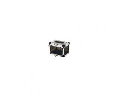 Pawhut Trasportino Pieghevole per Cani e Gatti Crema nero 60 × 42 × 42cm