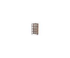 Outsunny Scaffalatura Fioriera per Piante a 3 Ripiani in Legno di Abete, 80x40x150cm