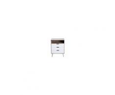 Homcom Cassettiera Moderna con 3 Cassetti in Legno Stile Nordico, 60x40x78cm