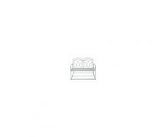 Outsunny Panchina a Dondolo da Giardino stile Shabby in Ferro, Bianco, 102x74.5x78cm