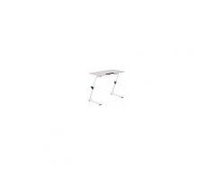 Vinsetto Scrivania Tavolino Porta Pc in Legno e Metallo 80 x 40 x 45-65,5 cm