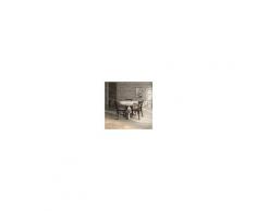 Tavolo Rotondo Laccato Bianco Allungabile Diametro 120 Cm