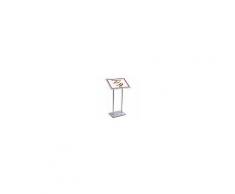 Leggio con cornice A2 doppio montante e base in MDF laccato