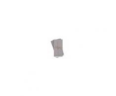 Maisons du Monde 4 tovaglioli in cotone ricamato grigio 40x40