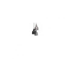 Maisons du Monde 3 lampade a sospensione in metallo nero