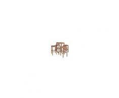 Come arredare il tuo balcone Set bistrò in legno teak