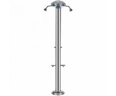 Doccia Da Giardino Quadrupla 4 Temporizzatori E 2 Lavapiedi Ati Docce Mul-4p Inox Anodizzato