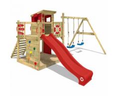 Parco giochi WICKEY Smart Camp Giochi per giardino con altalena, area gioco