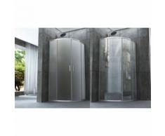Box Doccia 70x90 Angolare Cristallo 80x80 90x90 Semicircolare 6mm Scorrevole 190 - Misura: 70x90