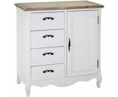 Mobile 1 Anta 4 Cassetti In Legno Adami Country