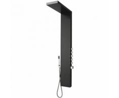 Pannello Doccia Antracite Metallizzato Multifunzione Termostatico Acciaio Inox - Dusk