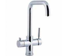 Hudson Reed Torro Rubinetto da Cucina di Acqua Bollente in Ottone Solido Cromato