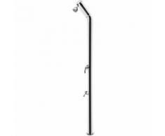 Doccia Da Giardino Miscelatore E Lavapiedi Ati Docce Uni-1m Inox Anodizzato