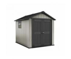 Casetta Da Giardino Keter Oakland 759 Resina Grigia 229x287x242H Cm