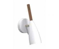 Nordlux Pure 78271001 Lampada da parete GU10 8 W Lampadina Alogena, LED Bianco