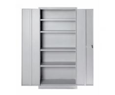 Armadio in metallo per archivio ufficio 100x45x200 in kit di montaggio