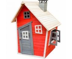 Casetta giocattolo ecologica per bambini in legno di abete rosso Casa di legno Giardino