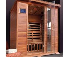 Sauna a Infrarossi BLACK in Legno per 3 persone 120x150