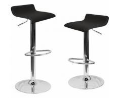 NAJIS - COPPIA Sgabelli Sgabello girevole imbottito ecopelle albergo cucina casa Girevole 360°