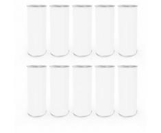 10 × Cilindrico Lampada Notturna LED Luce Lampada da Comodino Ricaricabile a LED per Casa o Ufficio