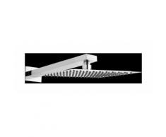 Soffione Quadrato Ultrapiatto 300 x 300mm e Braccio Doccia Acciaio Inox