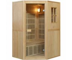 Sauna Combinata in Legno per 2 persone ANGLE 125x110